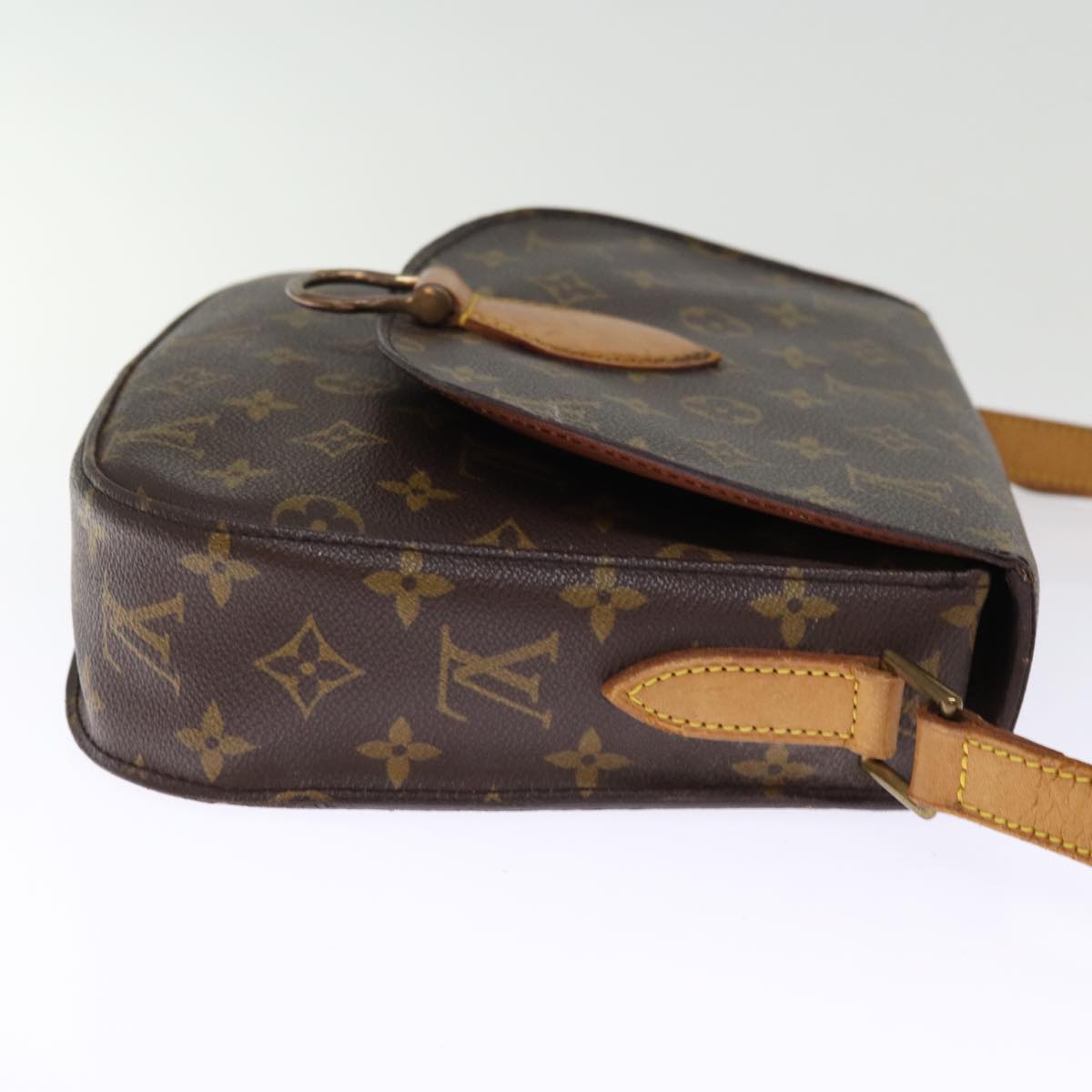 LOUIS VUITTON Monogram Saint Cloud GM Shoulder Bag M51242 LV Auth 75720