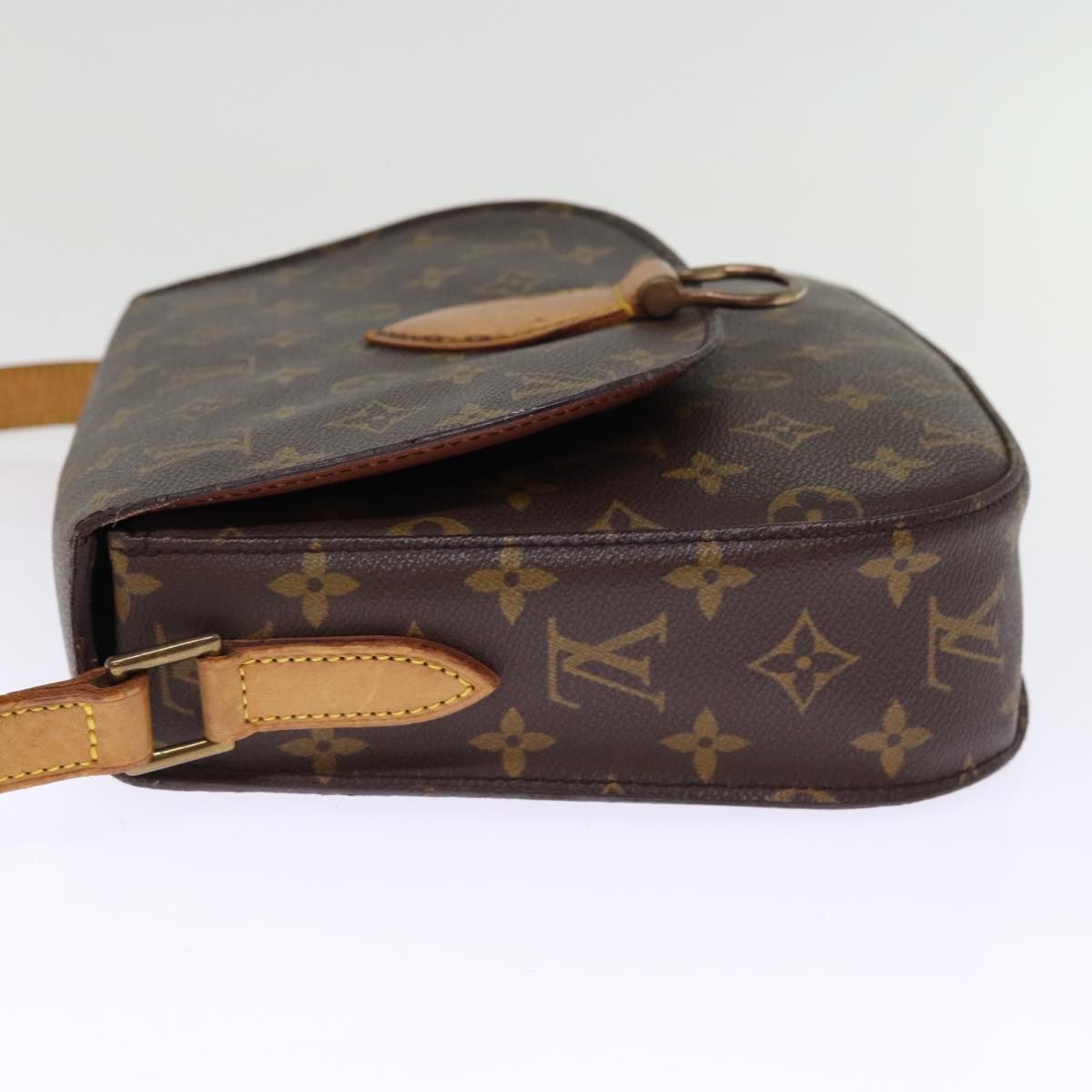 LOUIS VUITTON Monogram Saint Cloud GM Shoulder Bag M51242 LV Auth 75720