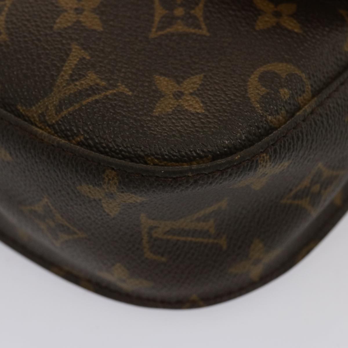 LOUIS VUITTON Monogram Saint Cloud GM Shoulder Bag M51242 LV Auth 75721