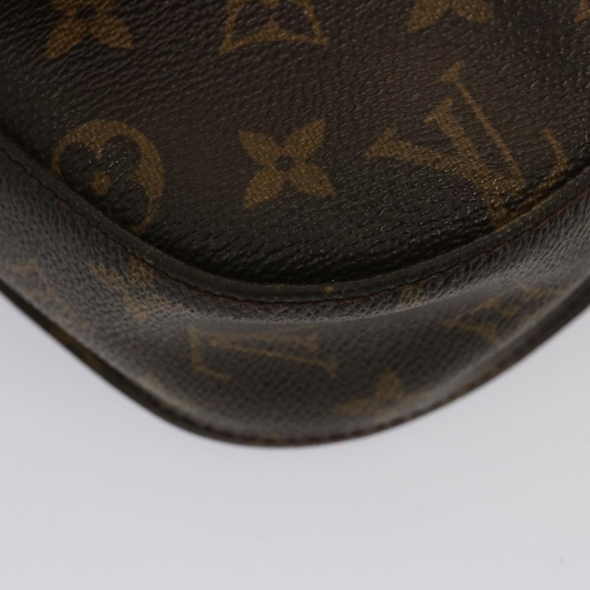 LOUIS VUITTON Monogram Saint Cloud GM Shoulder Bag M51242 LV Auth 75721