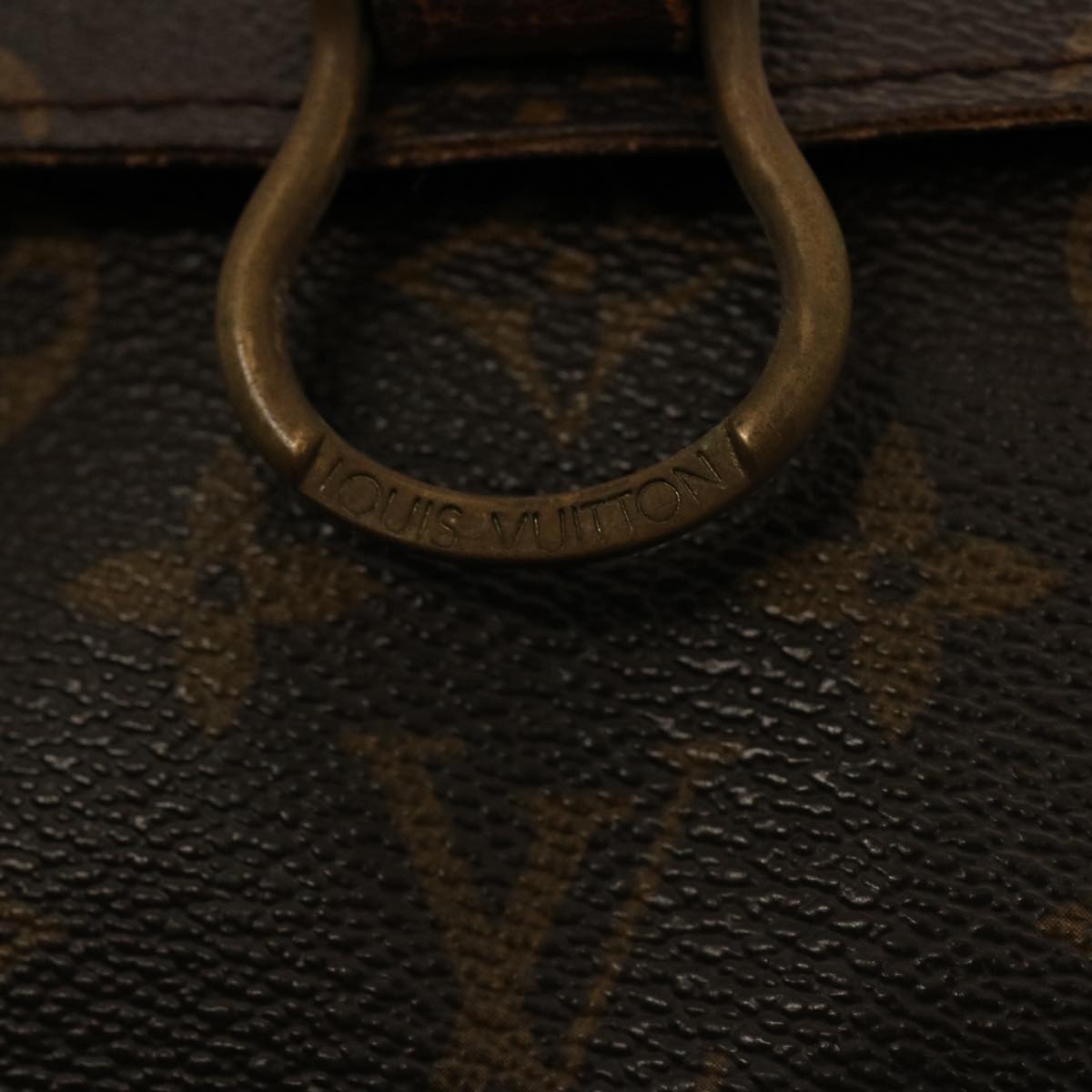 LOUIS VUITTON Monogram Saint Cloud GM Shoulder Bag M51242 LV Auth 75721