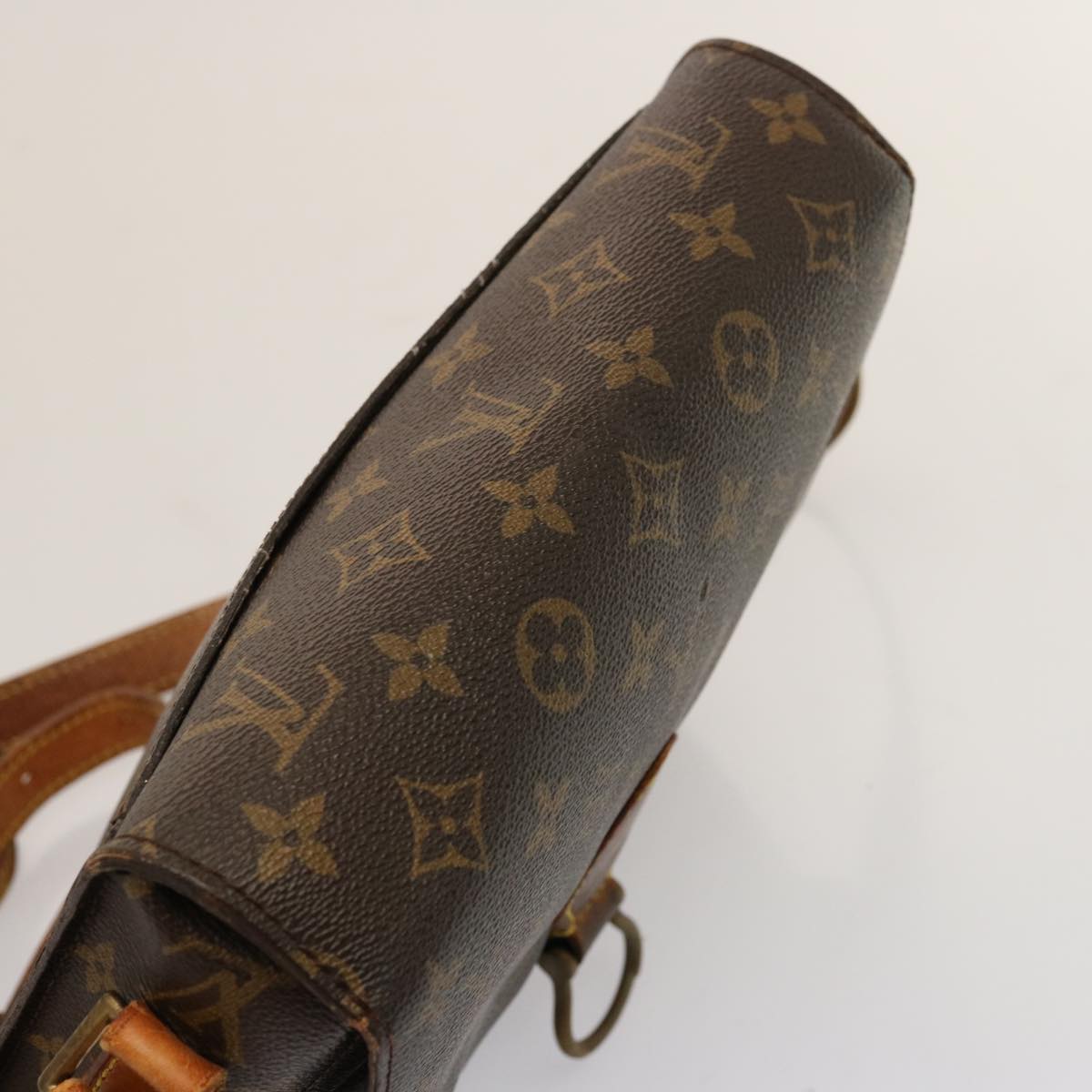 LOUIS VUITTON Monogram Saint Cloud GM Shoulder Bag M51242 LV Auth 75721