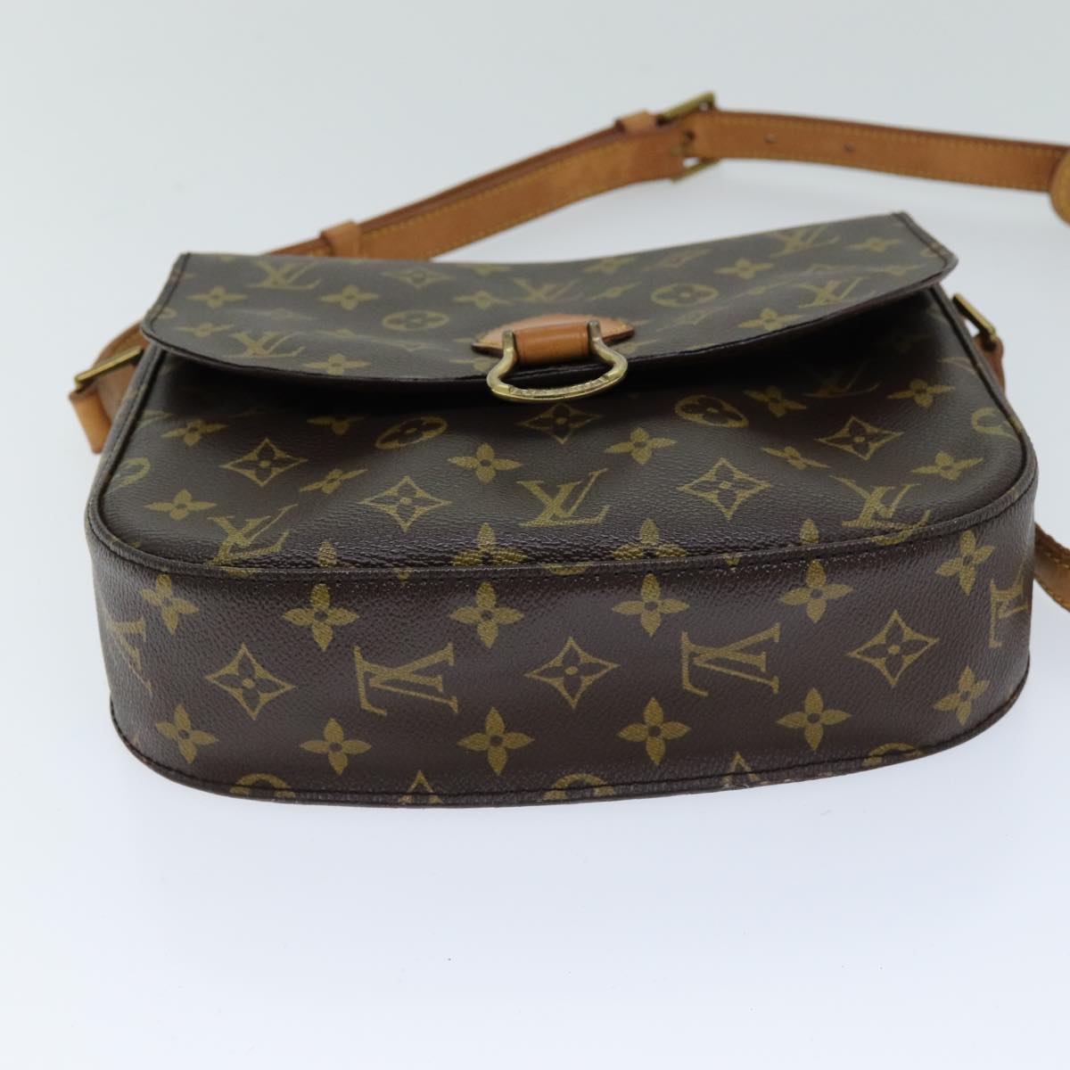 LOUIS VUITTON Monogram Saint Cloud GM Shoulder Bag M51242 LV Auth 75722