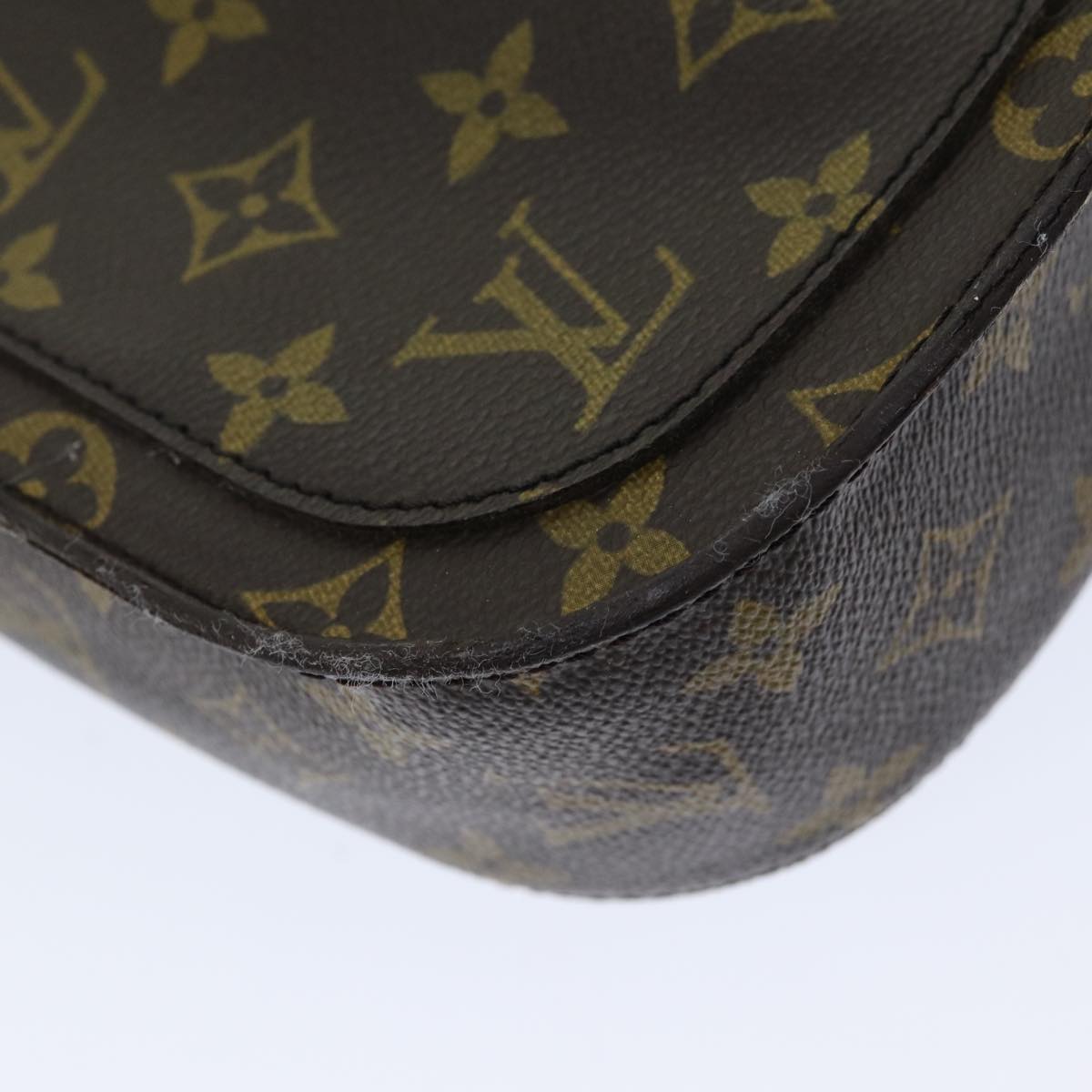 LOUIS VUITTON Monogram Saint Cloud GM Shoulder Bag M51242 LV Auth 75722