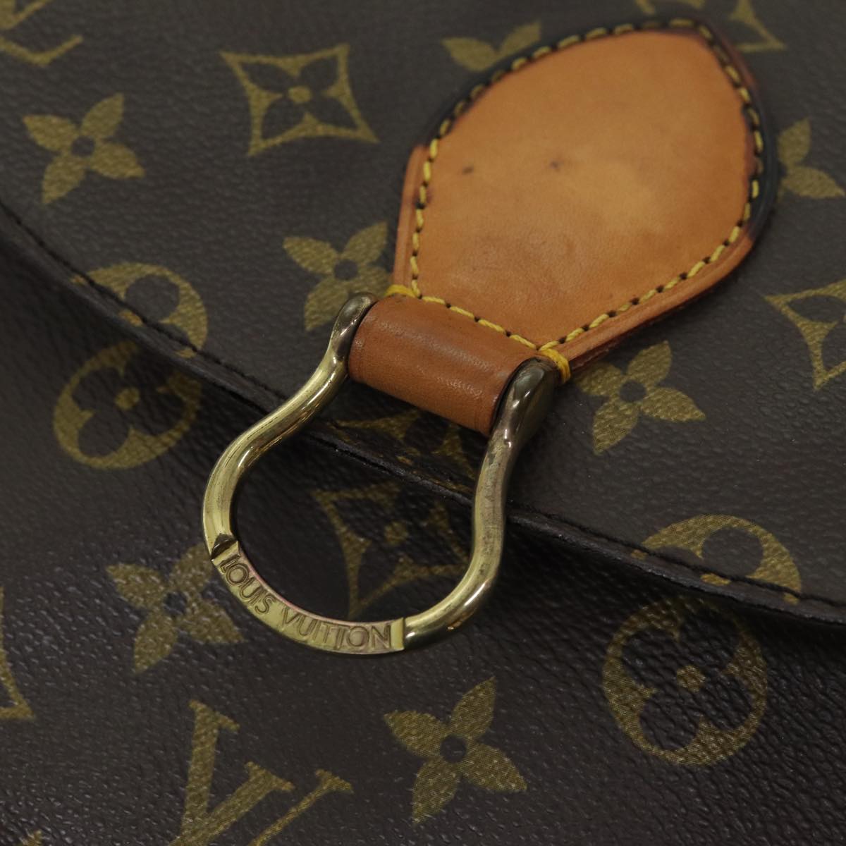 LOUIS VUITTON Monogram Saint Cloud GM Shoulder Bag M51242 LV Auth 75722