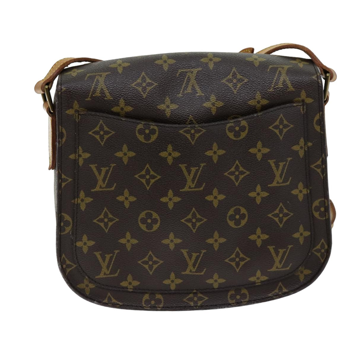 LOUIS VUITTON Monogram Saint Cloud GM Shoulder Bag M51242 LV Auth 75722