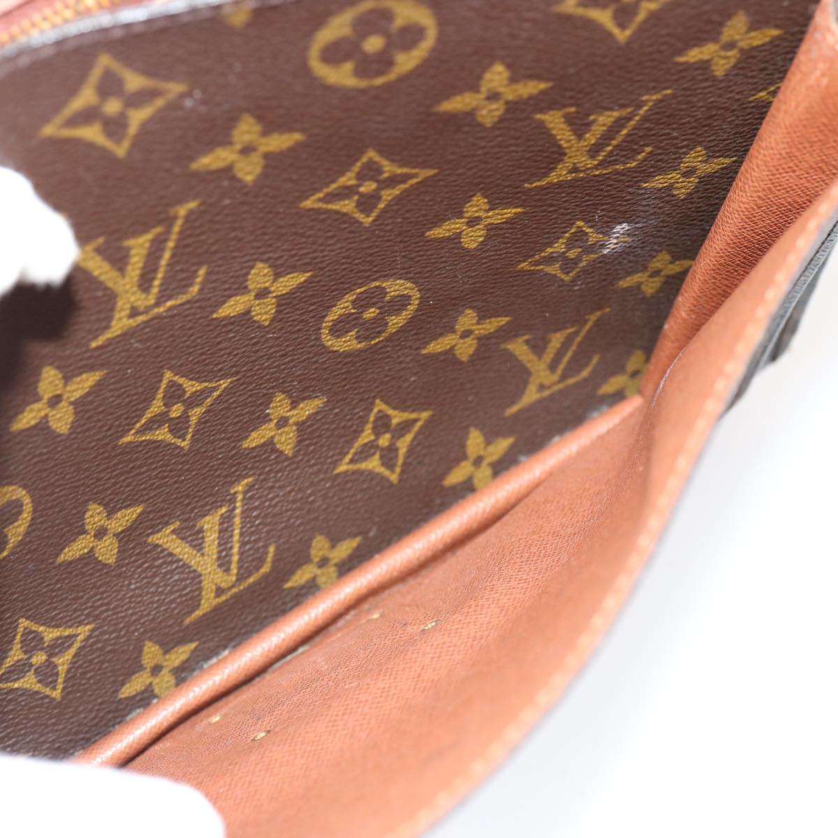 LOUIS VUITTON Monogram Monceau 28 Hand Bag 2way M51185 LV Auth 75724