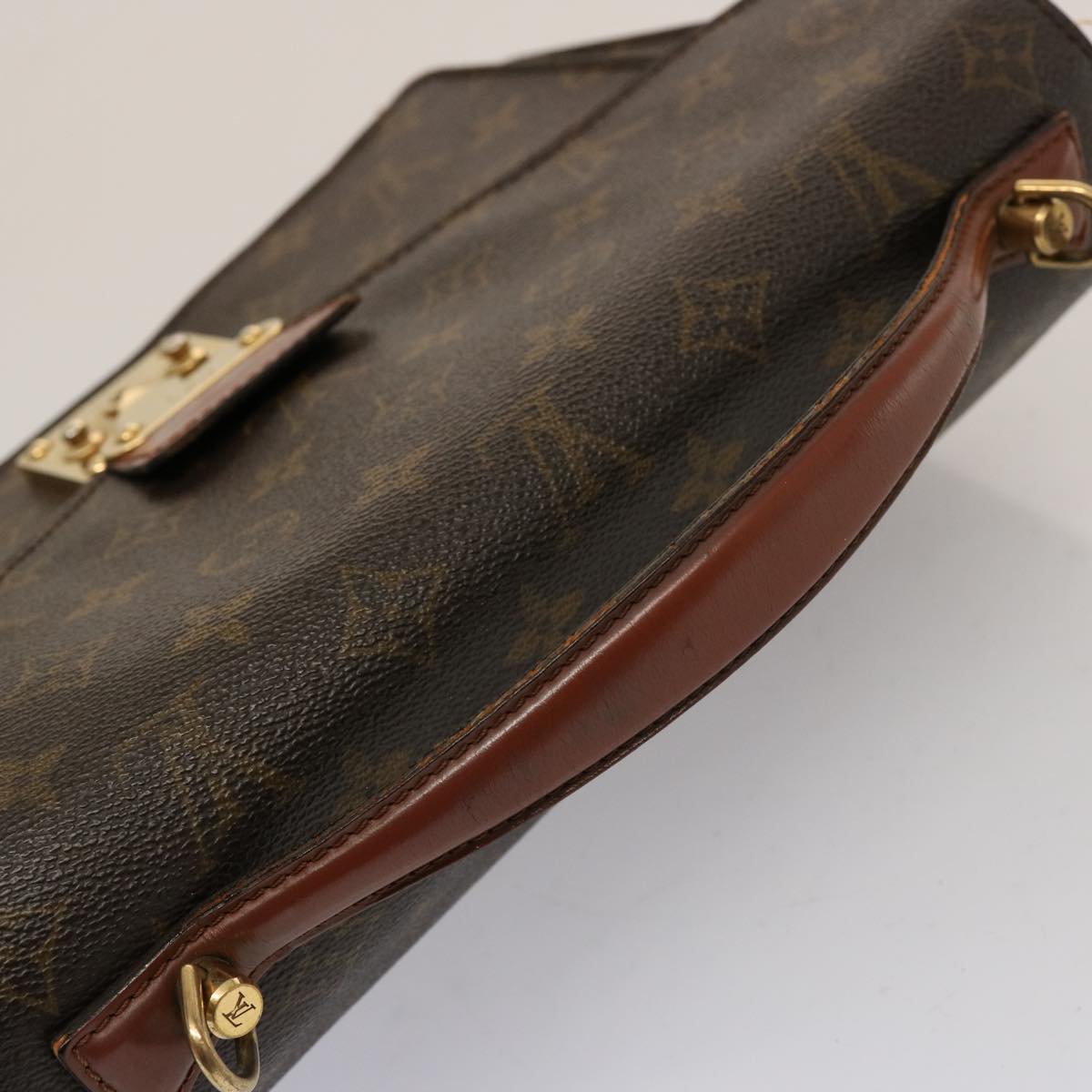 LOUIS VUITTON Monogram Monceau 28 Hand Bag 2way M51185 LV Auth 75724