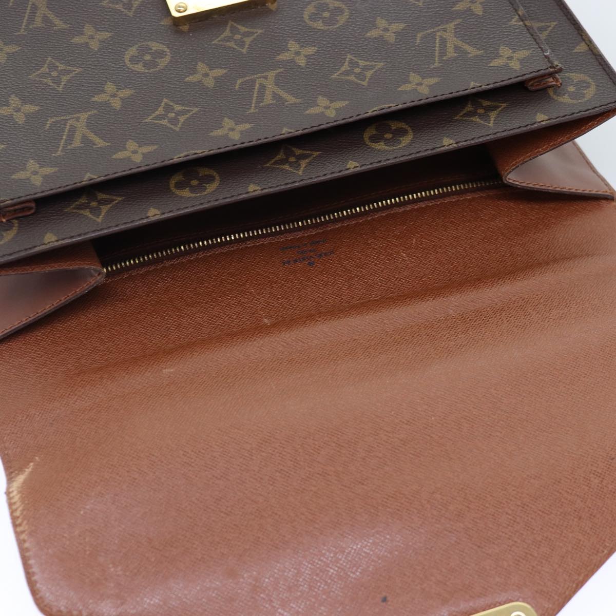 LOUIS VUITTON Monogram Monceau 28 Hand Bag 2way M51185 LV Auth 75727