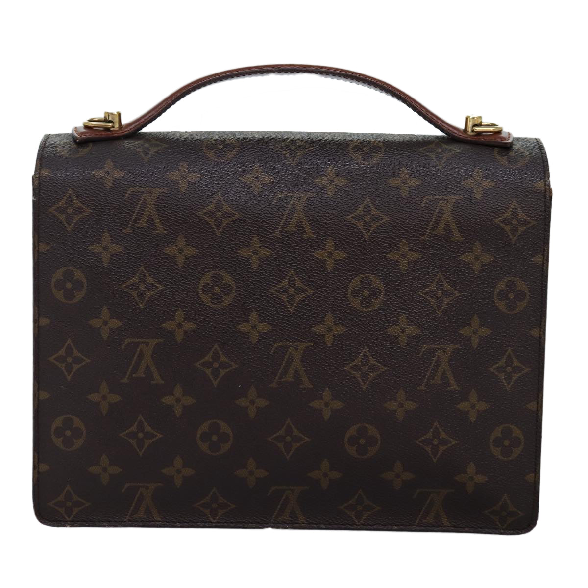 LOUIS VUITTON Monogram Monceau 28 Hand Bag 2way M51185 LV Auth 75727 - 0