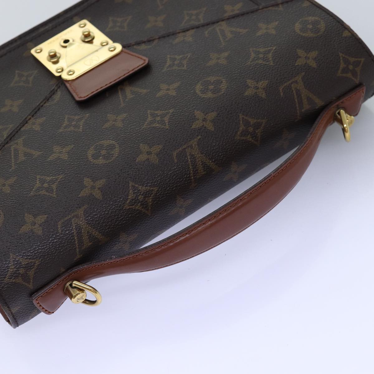 LOUIS VUITTON Monogram Monceau 28 Hand Bag 2way M51185 LV Auth 75727