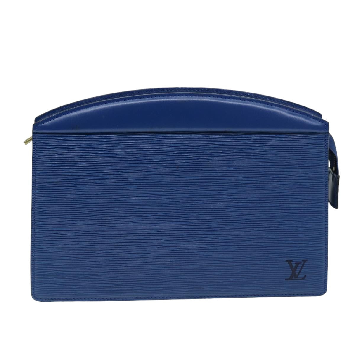 LOUIS VUITTON Epi Trousse Crete Pouch Blue M48405 LV Auth 75732