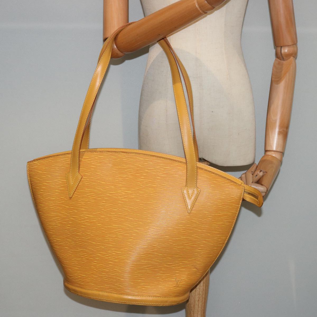 LOUIS VUITTON Epi Saint Jacques Shopping Shoulder Bag Yellow M52269 Auth 75751