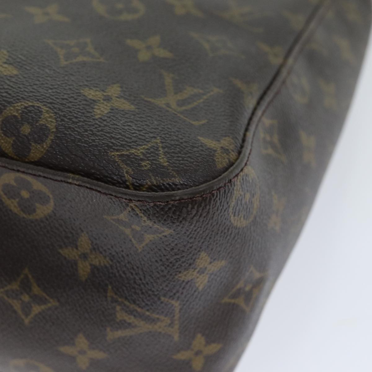 LOUIS VUITTON Monogram Looping GM Shoulder Bag M51145 LV Auth 75780