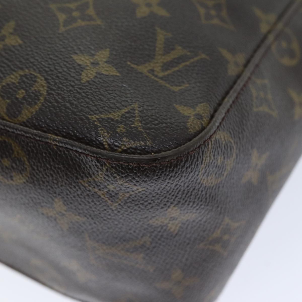 LOUIS VUITTON Monogram Looping GM Shoulder Bag M51145 LV Auth 75780