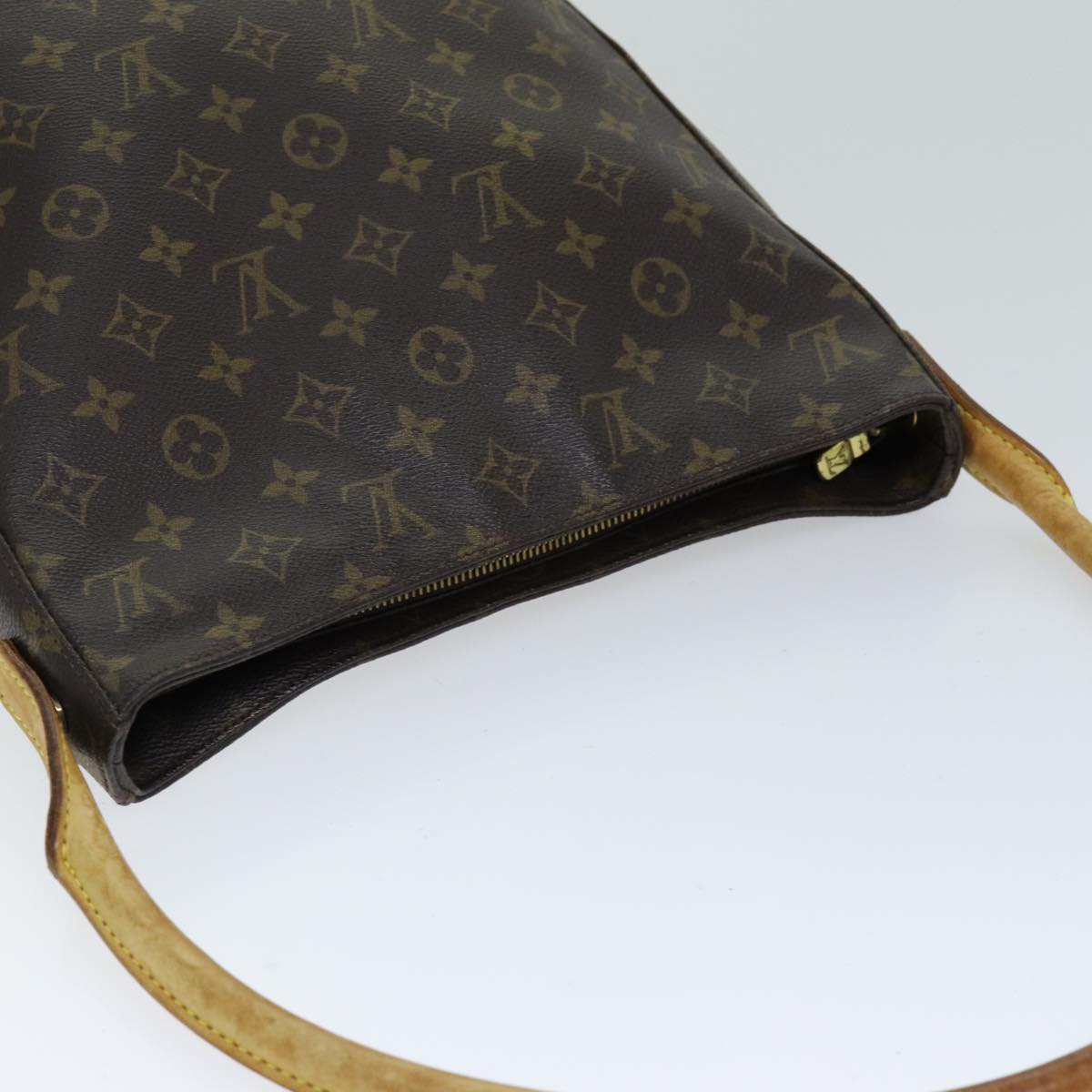 LOUIS VUITTON Monogram Looping GM Shoulder Bag M51145 LV Auth 75781