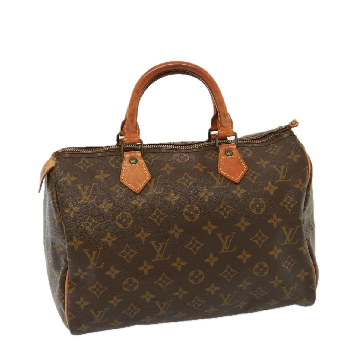 LOUIS VUITTON Monogram Speedy 30 Hand Bag M41526 LV Auth 75786