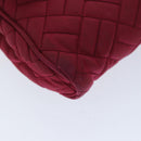 PRADA Chain Shoulder Bag Nylon Pink Auth 75800-16