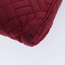 PRADA Chain Shoulder Bag Nylon Pink Auth 75800-17