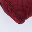 PRADA Chain Shoulder Bag Nylon Pink Auth 75800-18