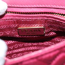 PRADA Chain Shoulder Bag Nylon Pink Auth 75800-19