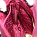PRADA Chain Shoulder Bag Nylon Pink Auth 75800-20