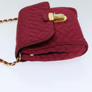 PRADA Chain Shoulder Bag Nylon Pink Auth 75800-4