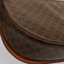 CELINE Macadam Canvas Hand Bag PVC 2way Brown Auth 75809-16