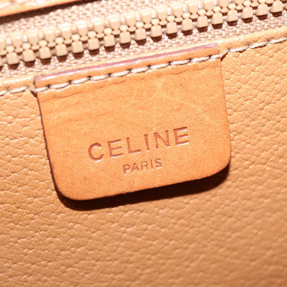 CELINE Macadam Canvas Handtasche PVC 2-Wege Braun Auth 75809