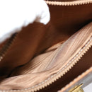 CELINE Macadam Canvas Hand Bag PVC 2way Brown Auth 75809-21