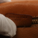 CELINE Macadam Canvas Hand Bag PVC 2way Brown Auth 75809-25