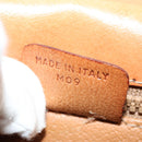 CELINE Macadam Canvas Handtasche PVC 2-Wege Braun Auth 75809-12