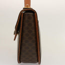 CELINE Macadam Canvas Handtasche PVC 2-Wege Braun Auth 75809-4