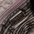 PRADA Rugzak Nylon Kaki Donkerbruin Auth 75827-22