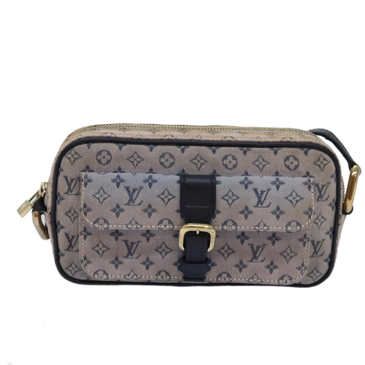 LOUIS VUITTON Monogram Mini Juliet MM Shoulder Bag Blue M92004 LV Auth 75852