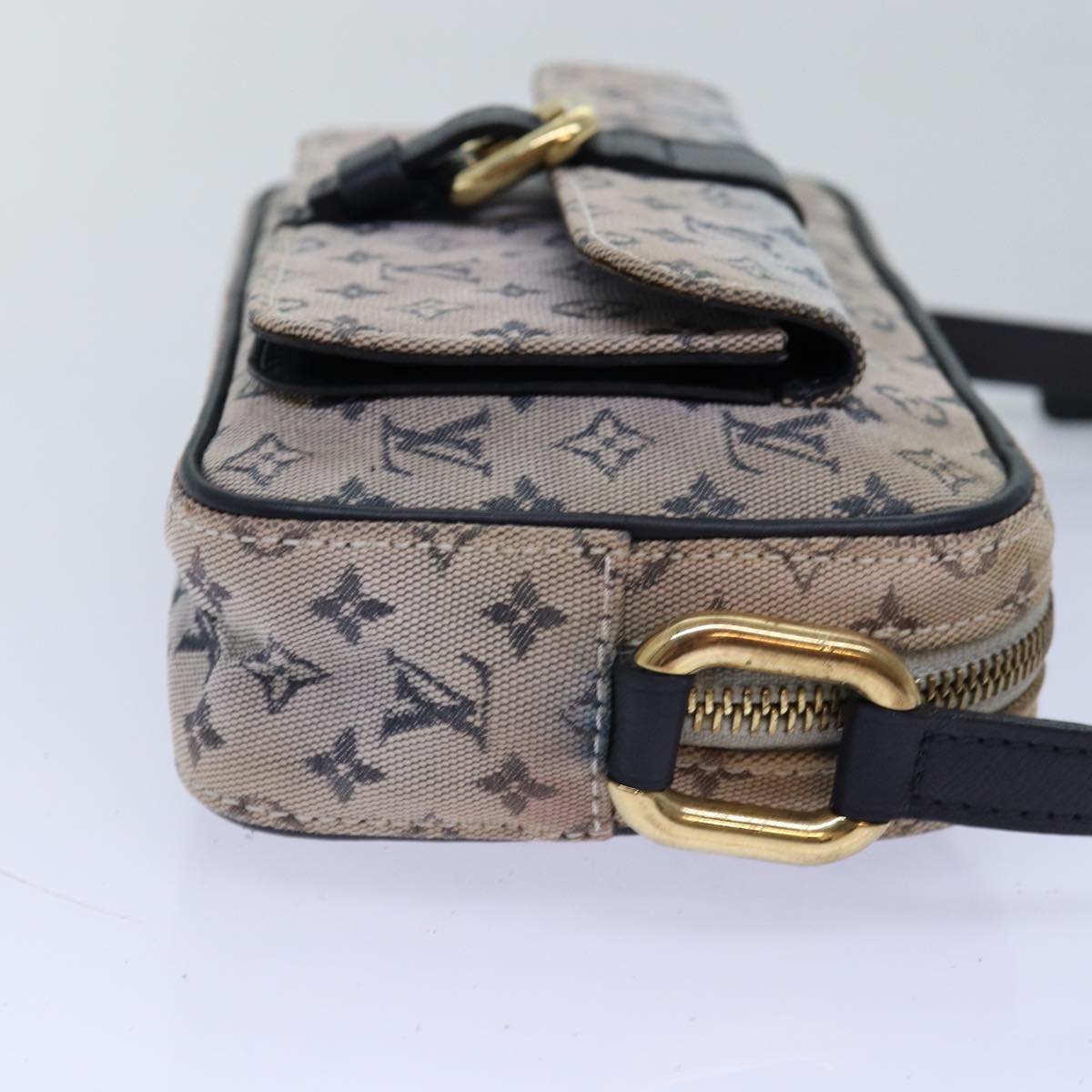 LOUIS VUITTON Monogram Mini Juliet MM Shoulder Bag Blue M92004 LV Auth 75852