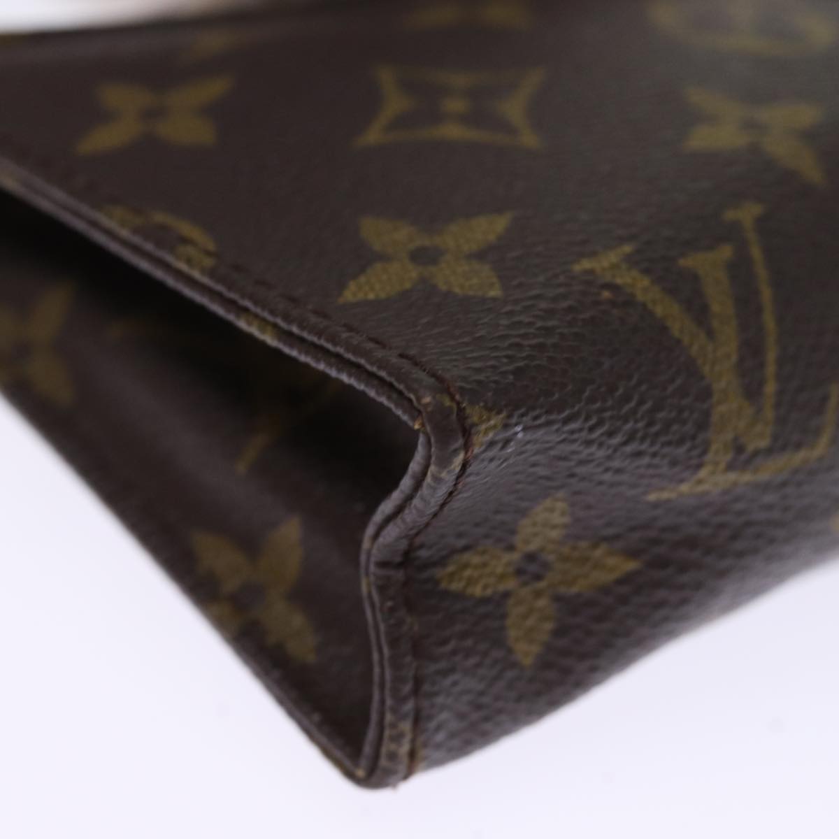 LOUIS VUITTON Monogram Poche Toilette 15 Pouch M47546 LV Auth 75858