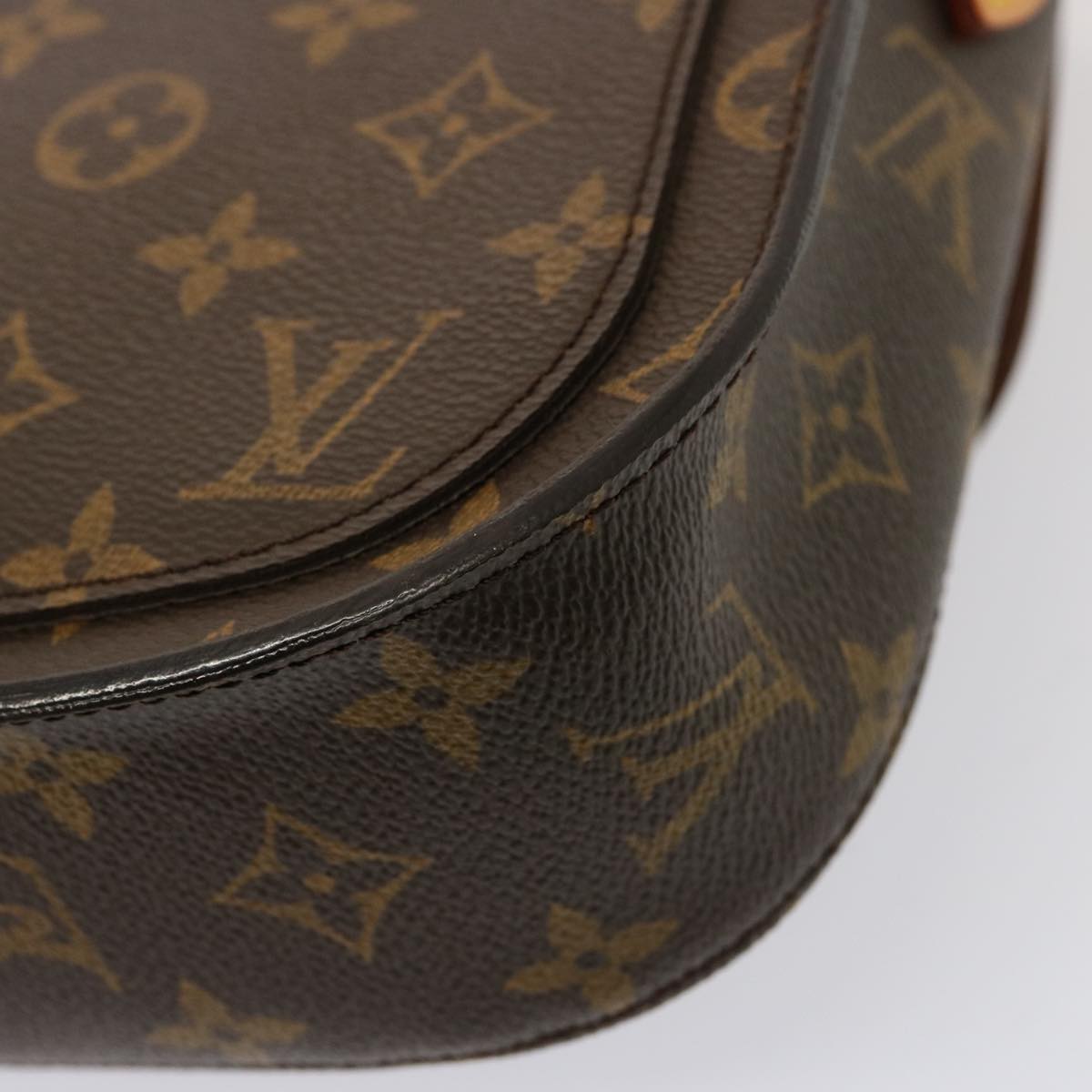 LOUIS VUITTON Monogram Saint Cloud GM Shoulder Bag M51242 LV Auth 75865