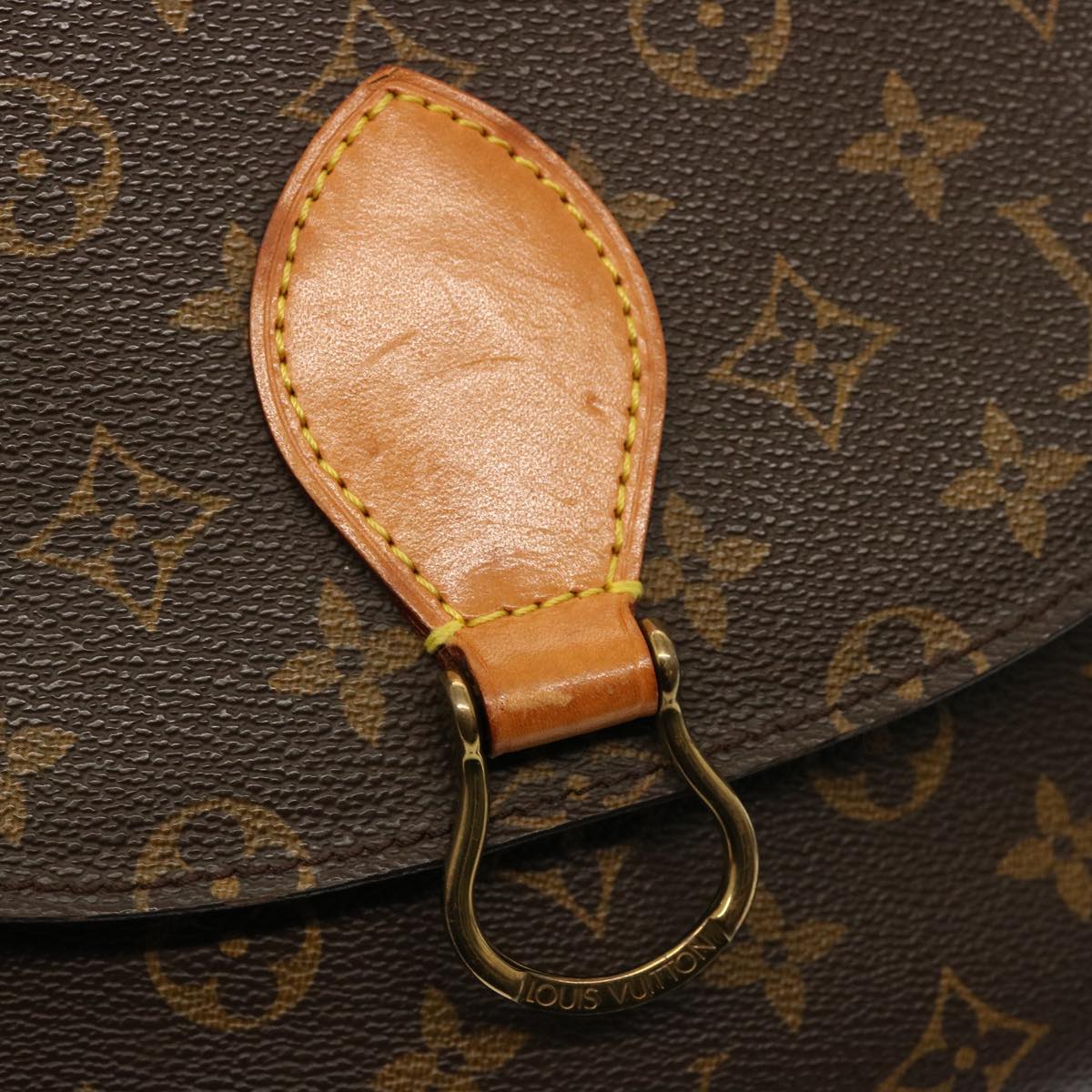 LOUIS VUITTON Monogram Saint Cloud GM Shoulder Bag M51242 LV Auth 75865