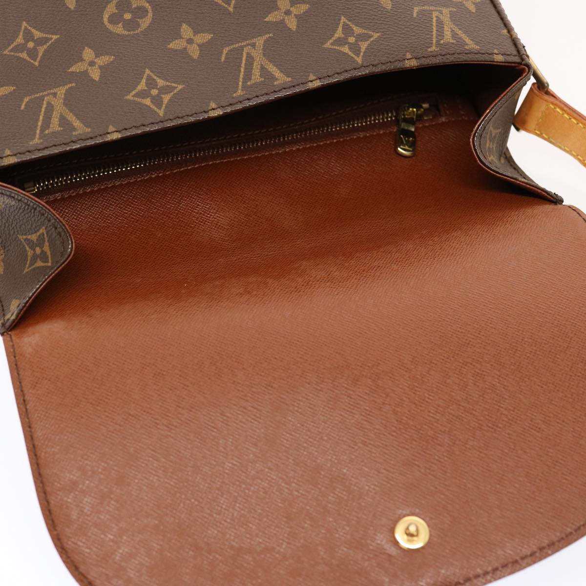 LOUIS VUITTON Monogram Saint Cloud GM Shoulder Bag M51242 LV Auth 75865