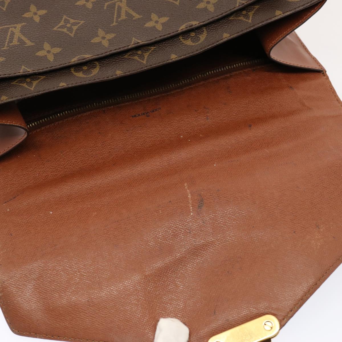 LOUIS VUITTON Monogram Monceau 28 Hand Bag 2way M51185 LV Auth 75868