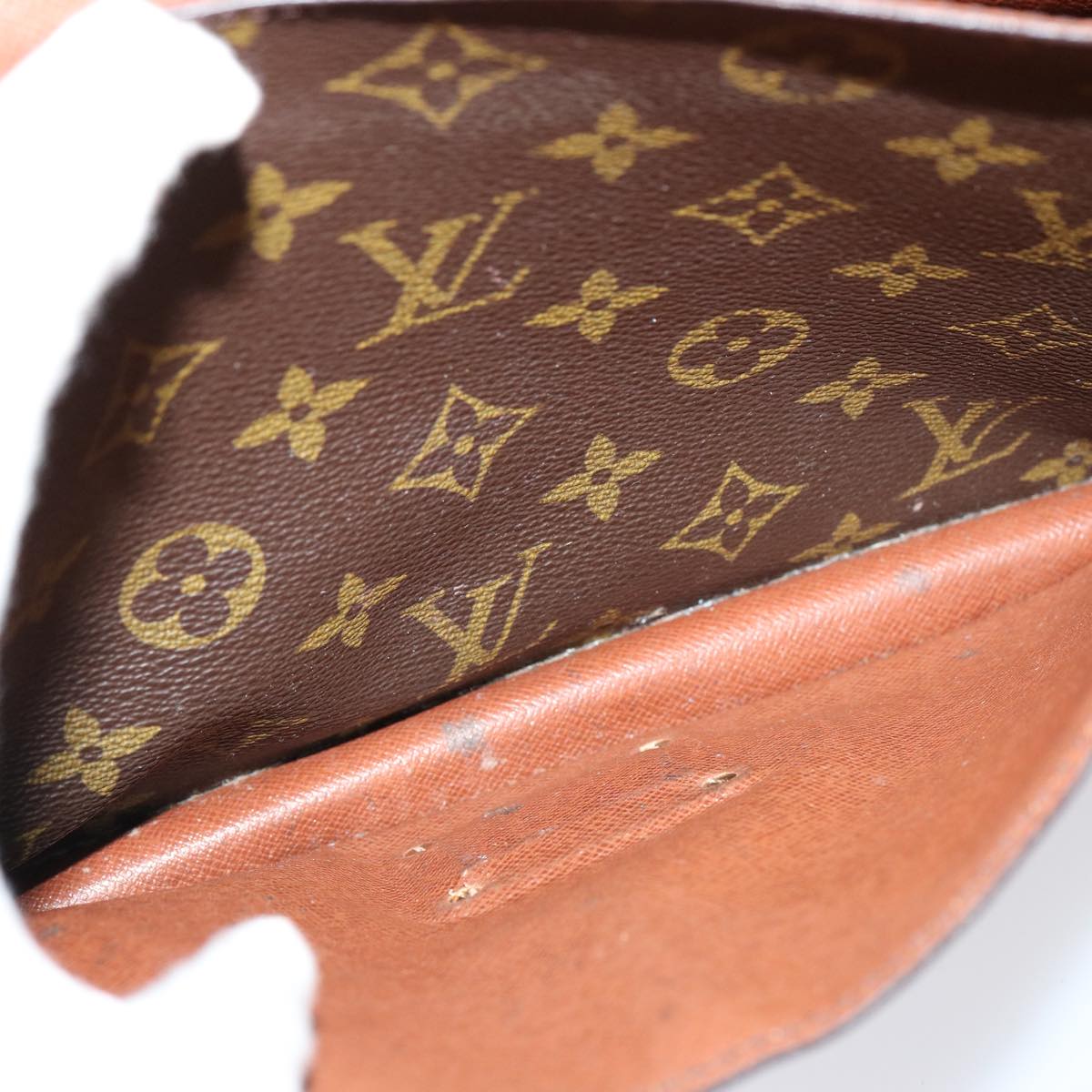 LOUIS VUITTON Monogram Monceau 28 Hand Bag 2way M51185 LV Auth 75868