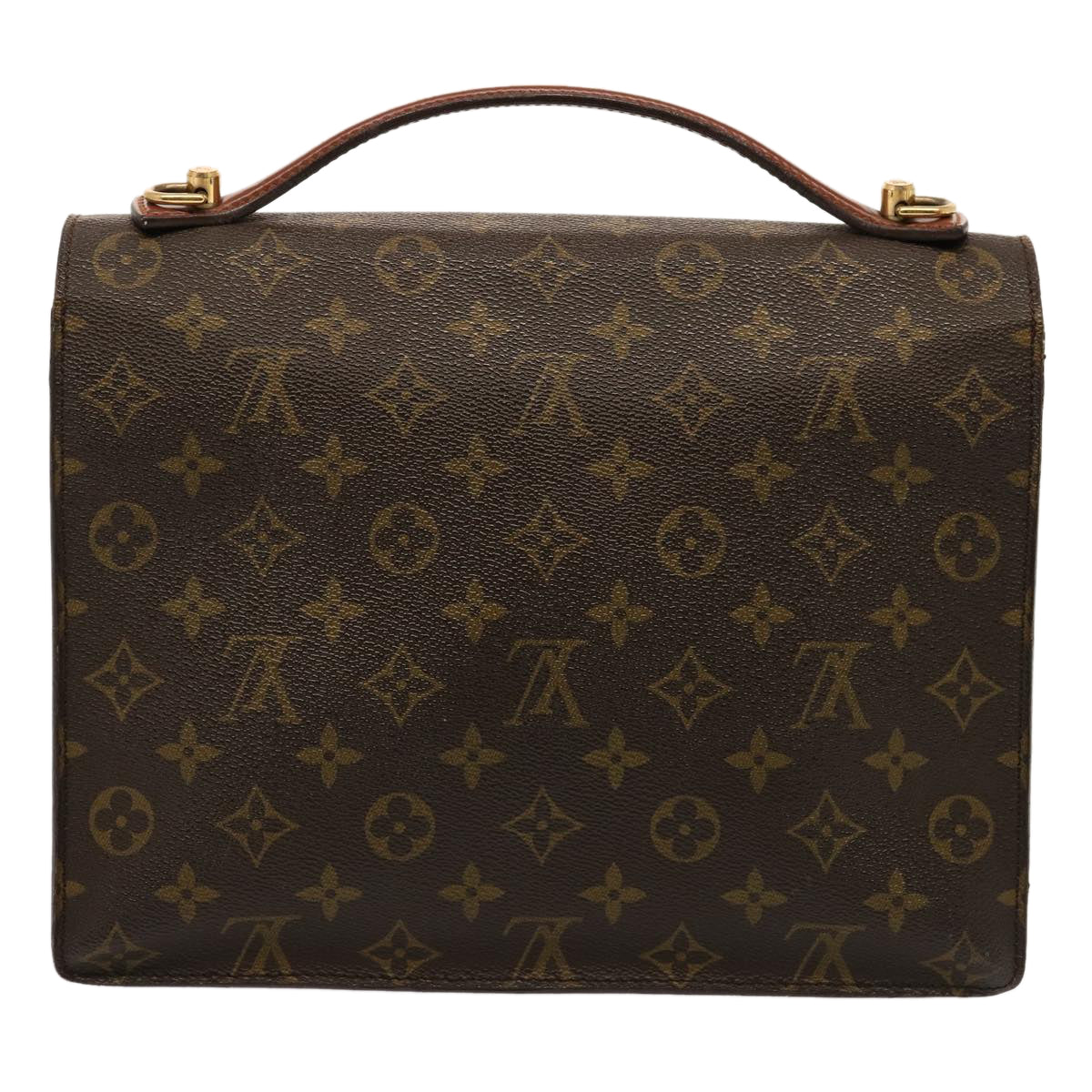 LOUIS VUITTON Monogram Monceau 28 Hand Bag 2way M51185 LV Auth 75868 - 0