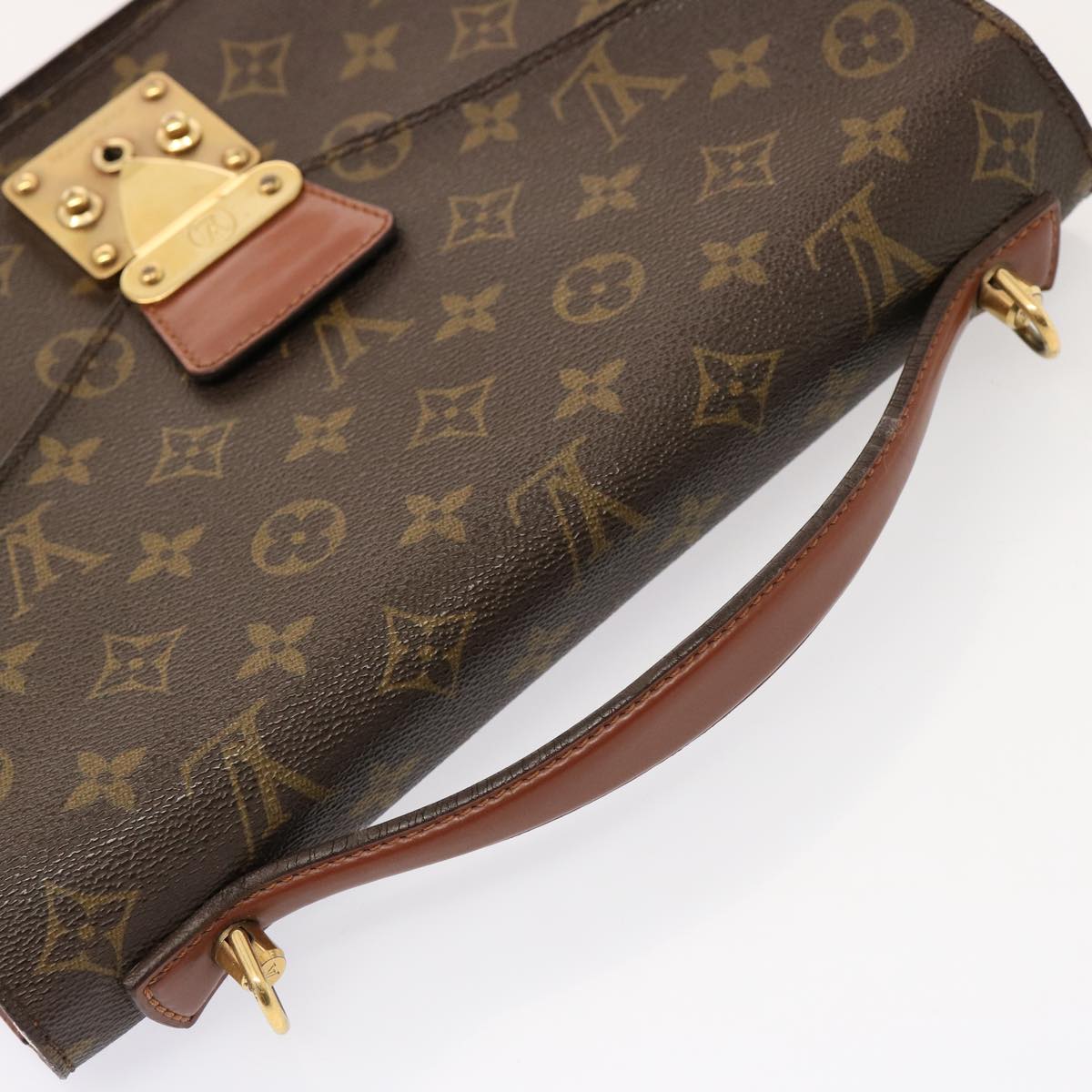 LOUIS VUITTON Monogram Monceau 28 Hand Bag 2way M51185 LV Auth 75868