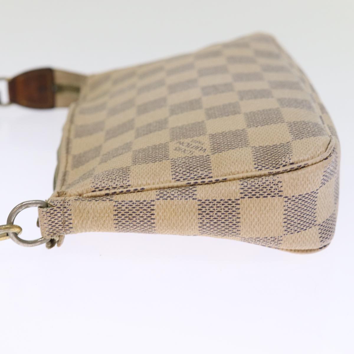 LOUIS VUITTON Damier Azur Pochette Accessoires Pouch N51986 LV Auth 75871