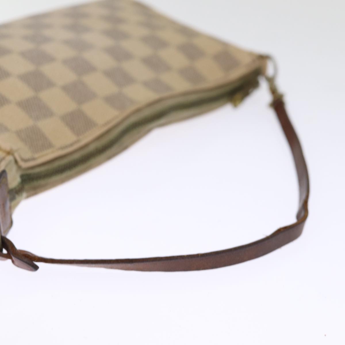 LOUIS VUITTON Damier Azur Pochette Accessoires Pouch N51986 LV Auth 75871