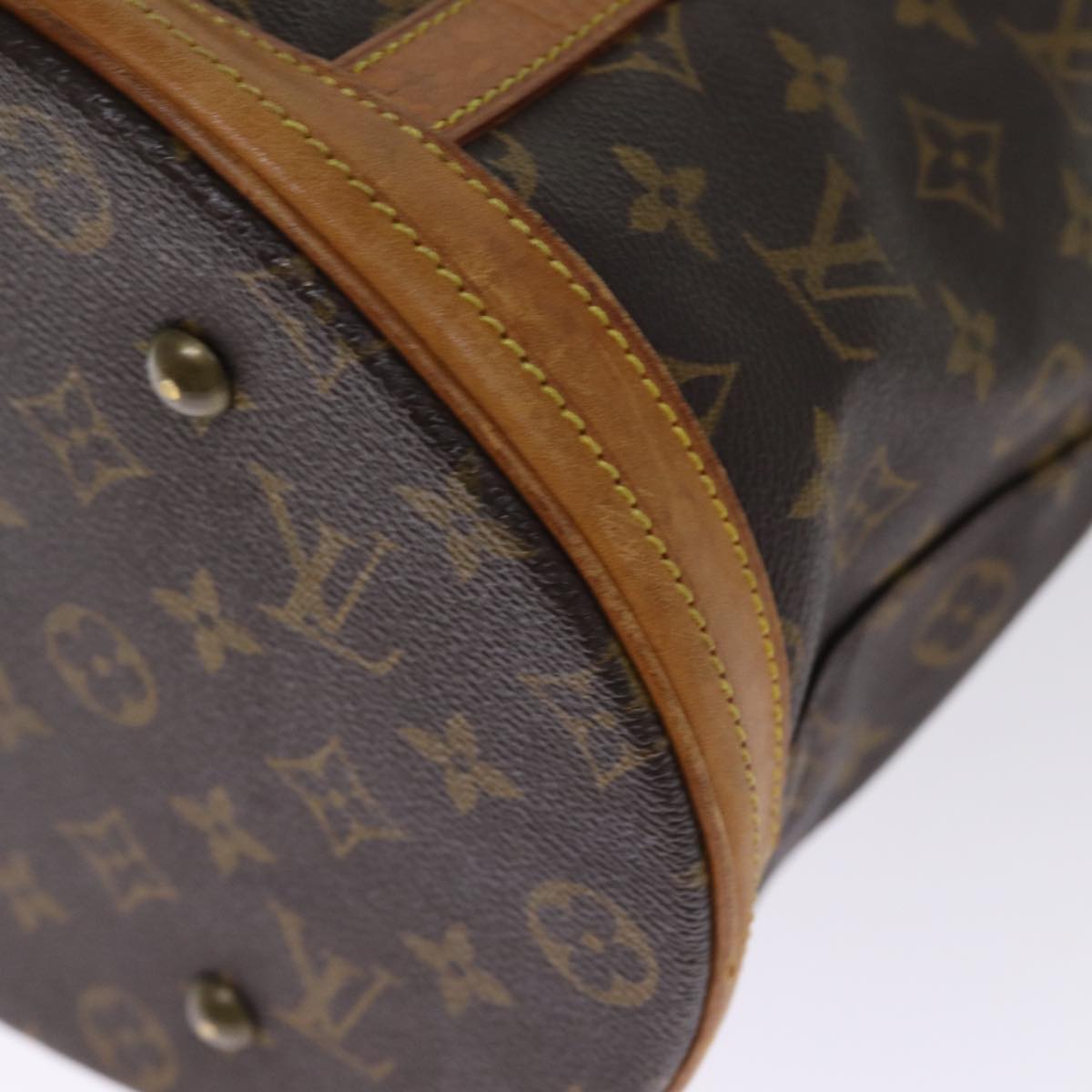 LOUIS VUITTON Monogram Bucket GM Shoulder Bag M42236 LV Auth 75896