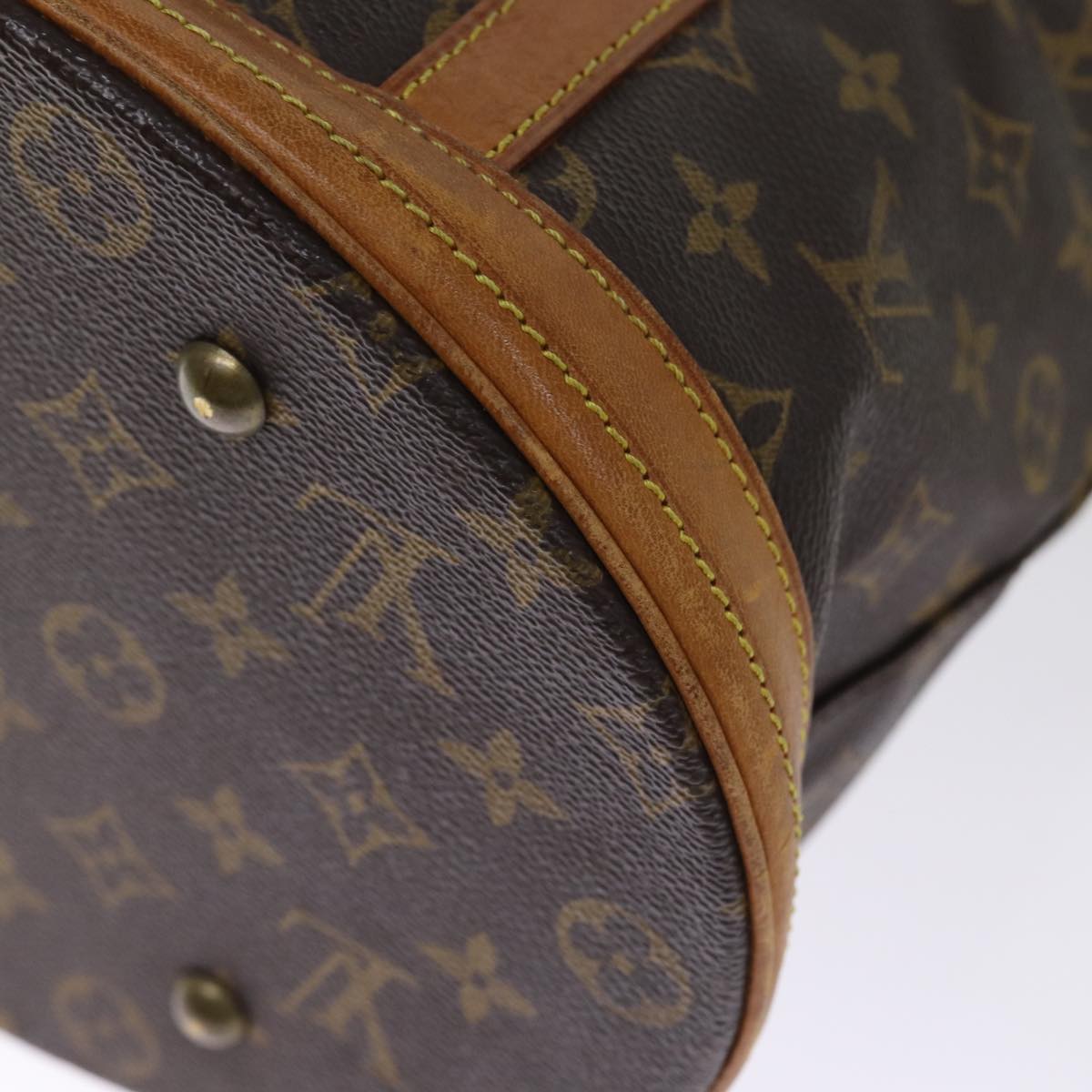 LOUIS VUITTON Monogram Bucket GM Shoulder Bag M42236 LV Auth 75896