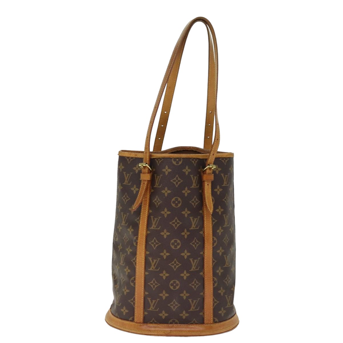 LOUIS VUITTON Monogram Bucket GM Shoulder Bag M42236 LV Auth 75896