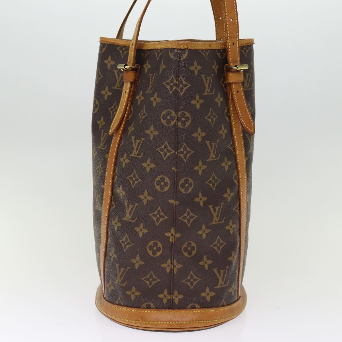 LOUIS VUITTON Monogram Bucket GM Shoulder Bag M42236 LV Auth 75896